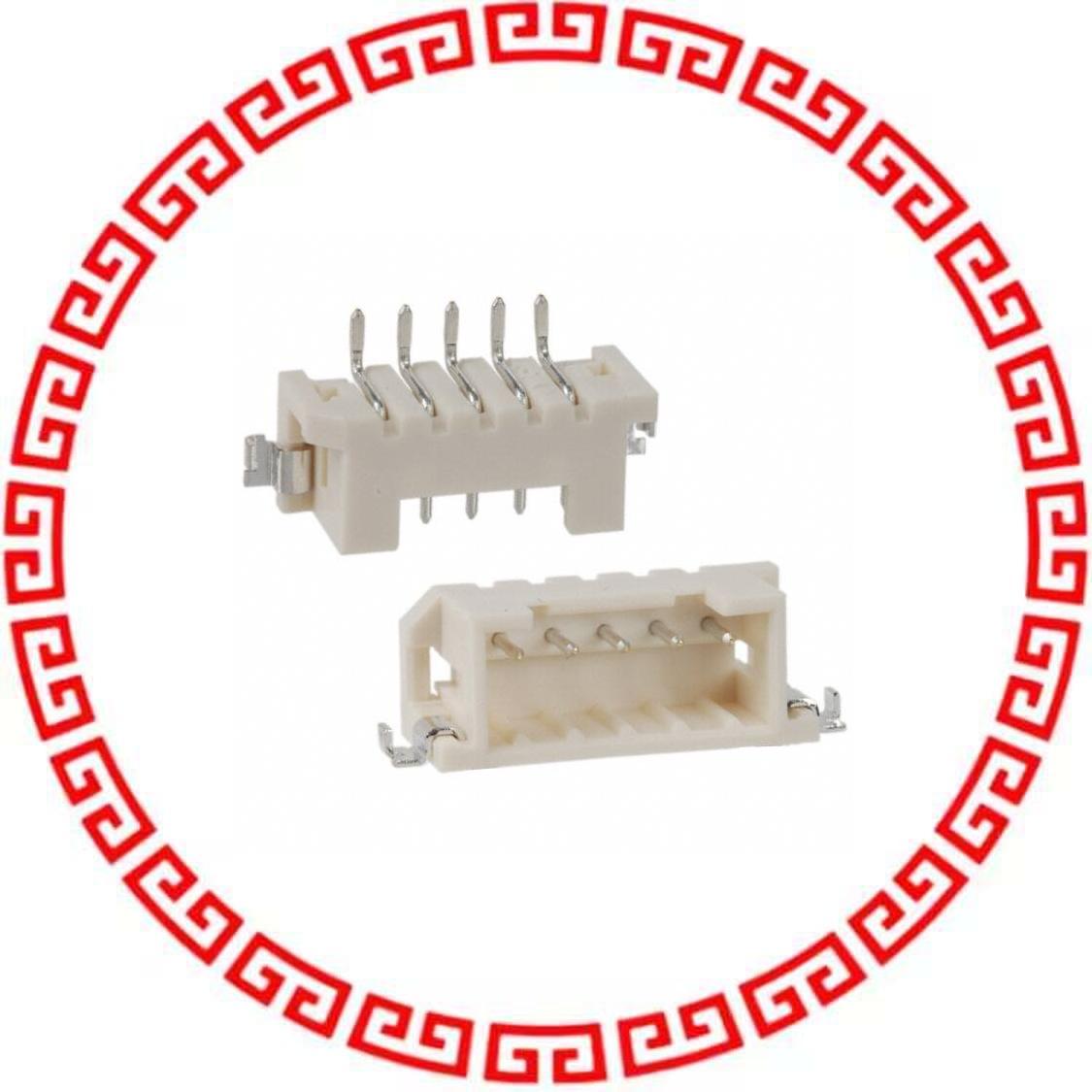 DF3E-5P-2H(20) CONN HEADER 5POS 2MM RT ANG TIN