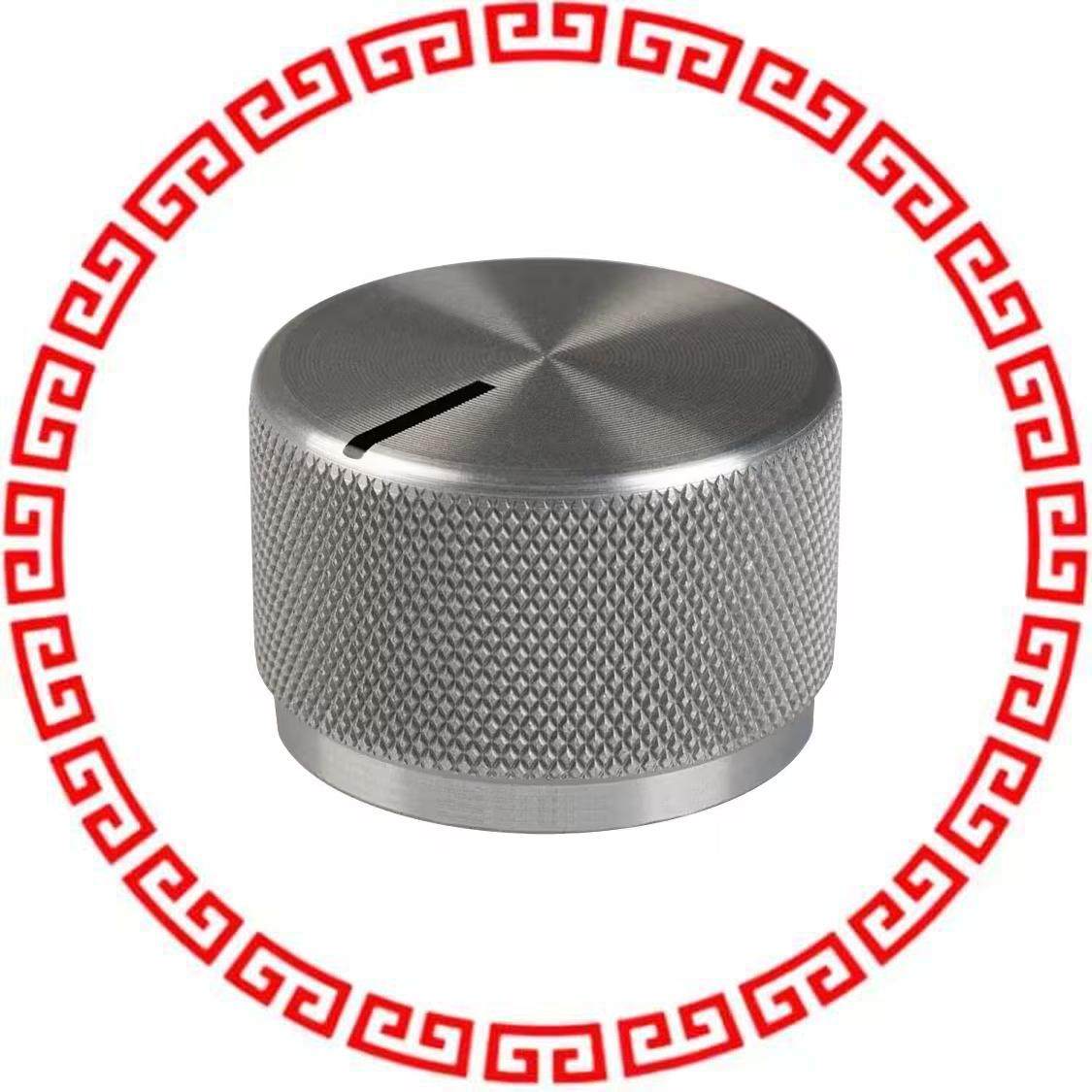 OEJL-90-1-5 KNOB KNURLED 0.250 METAL