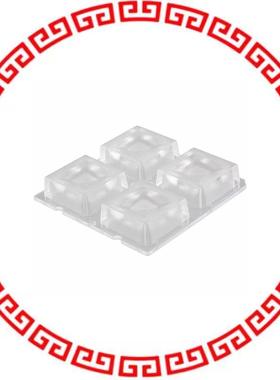 C12361_HB-2X2-W LENS CLEAR 43-57DEG ADHESIV SCRW