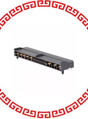 2170231-1 CONN EDGE DUAL FEMALE GOLD