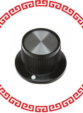 PK70B1/4 KNOB KNURLED W/SKRT 0.250