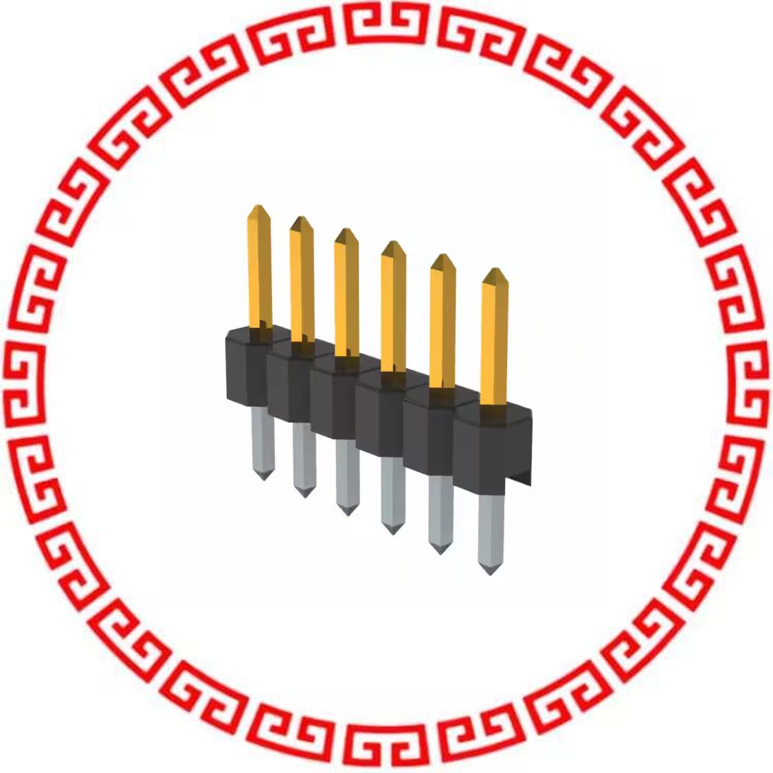 PR20C06VBNN PIN HEADER, SINGLE ROW, 2.00 MM