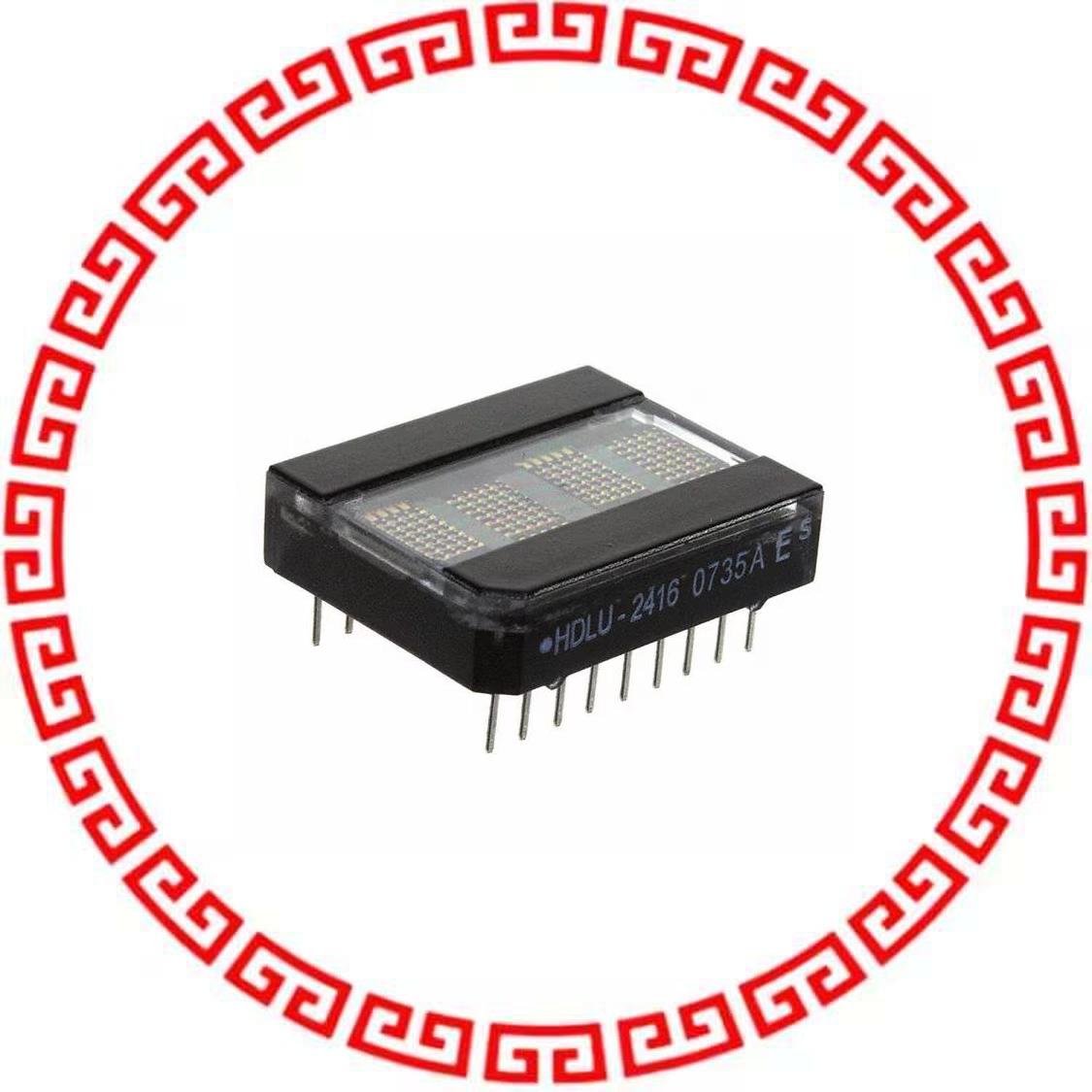 HDLU-2416 LED DISPLAY 5X7 4CHAR 5MM RED