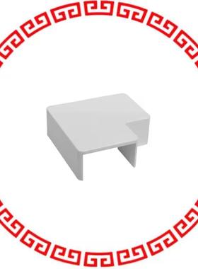 N080-C25-L-WH RACEWAY L CONNECTOR, 20 PACK, WH