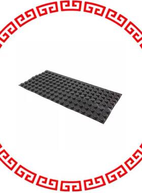 SJ61A8 BUMPER CYLIN 0.375 DIA BLK