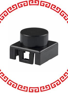 BTNK0290 CAP TACTILE ROUND BLACK