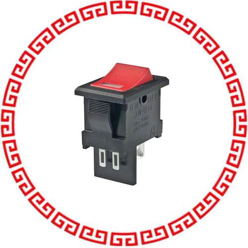 JWS11RCAF SWITCH ROCKER SPST 6A 125V