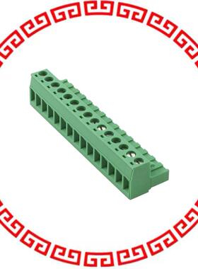 1754708 TERM BLOCK PLUG 15POS STR 5MM