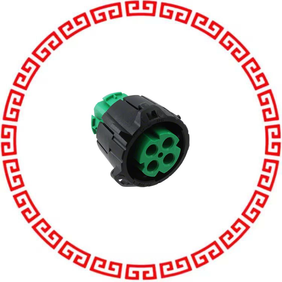 APD-3BS-K2 CONN PLUG HSG FMALE 4POS INLINE