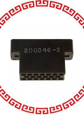 200346-2 CONN HOUSING RECEPT 20POS BLACK