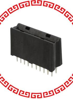 6651170-2 CONN EDGE DUAL FEMALE 4POS 0.508