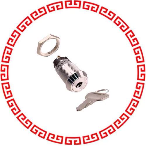 CKL12BFW01-010 SWITCH KEYLOCK 2POS SPDT 3A 250V