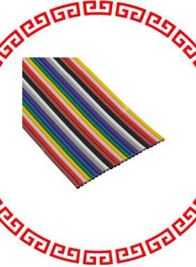 AWG28-24/F-1/300 CBL RIBN 24COND 0.039 MULTI 300'