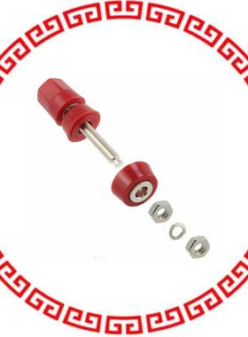 4093 POST BINDING STD HEAD 10/32 RED