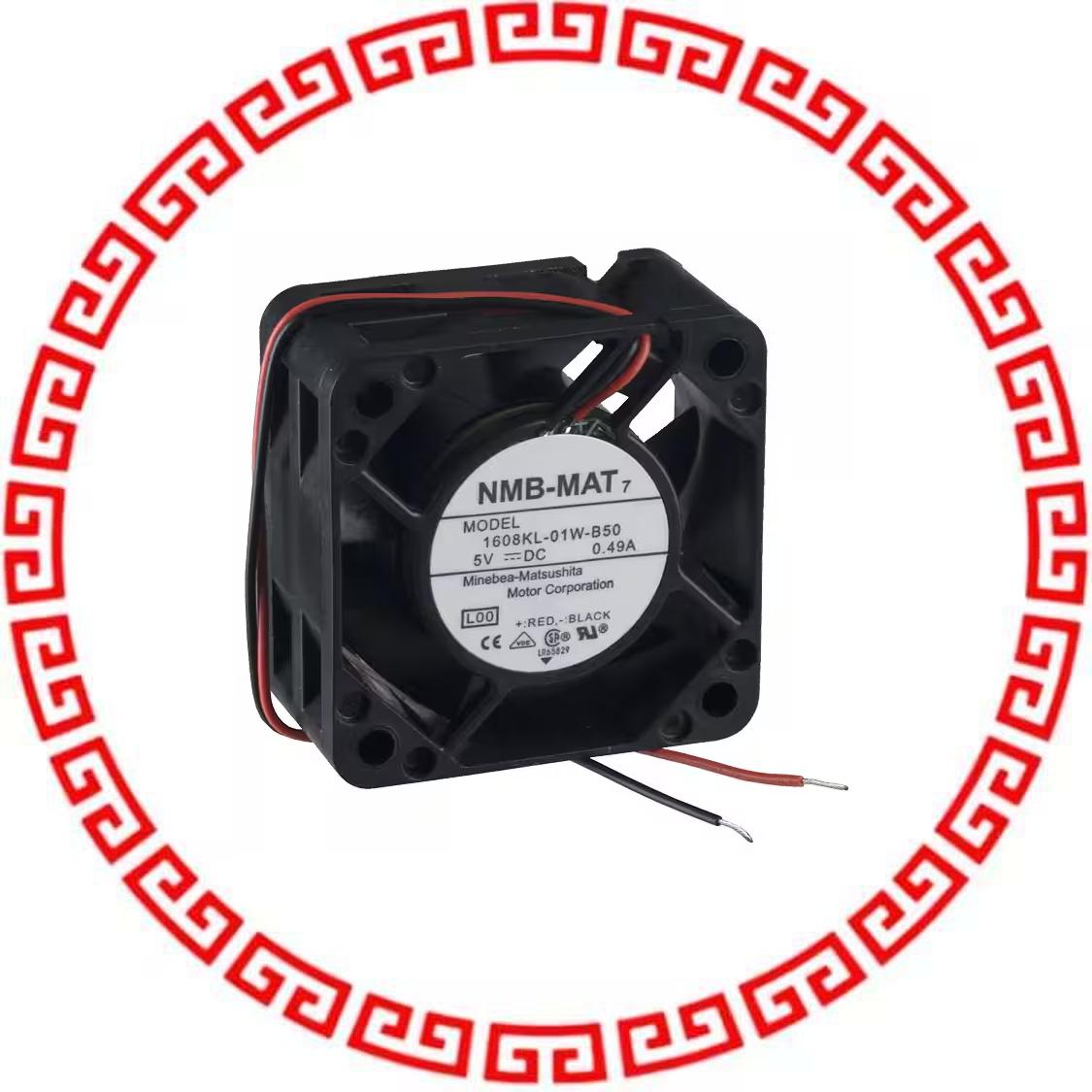 1608KL-01W-B50-L00 FAN AXIAL 40X20MM BALL 5VDC W