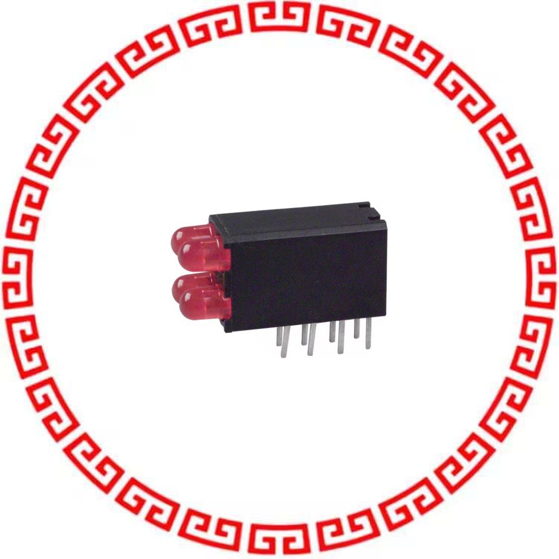 5690101111F LED 2X2 3MM HI DENSITY RED PCMNT