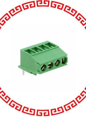 284414-4 TERM BLOCK HEADER 4POS R/A .137