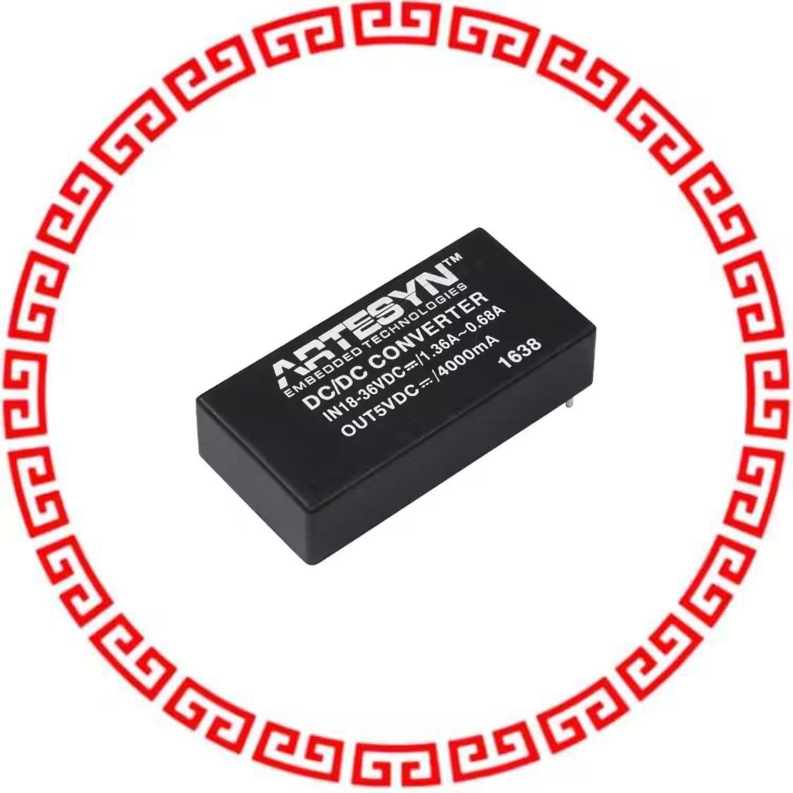 AEE04A24-M DC DC CONVERTER 5V 20W