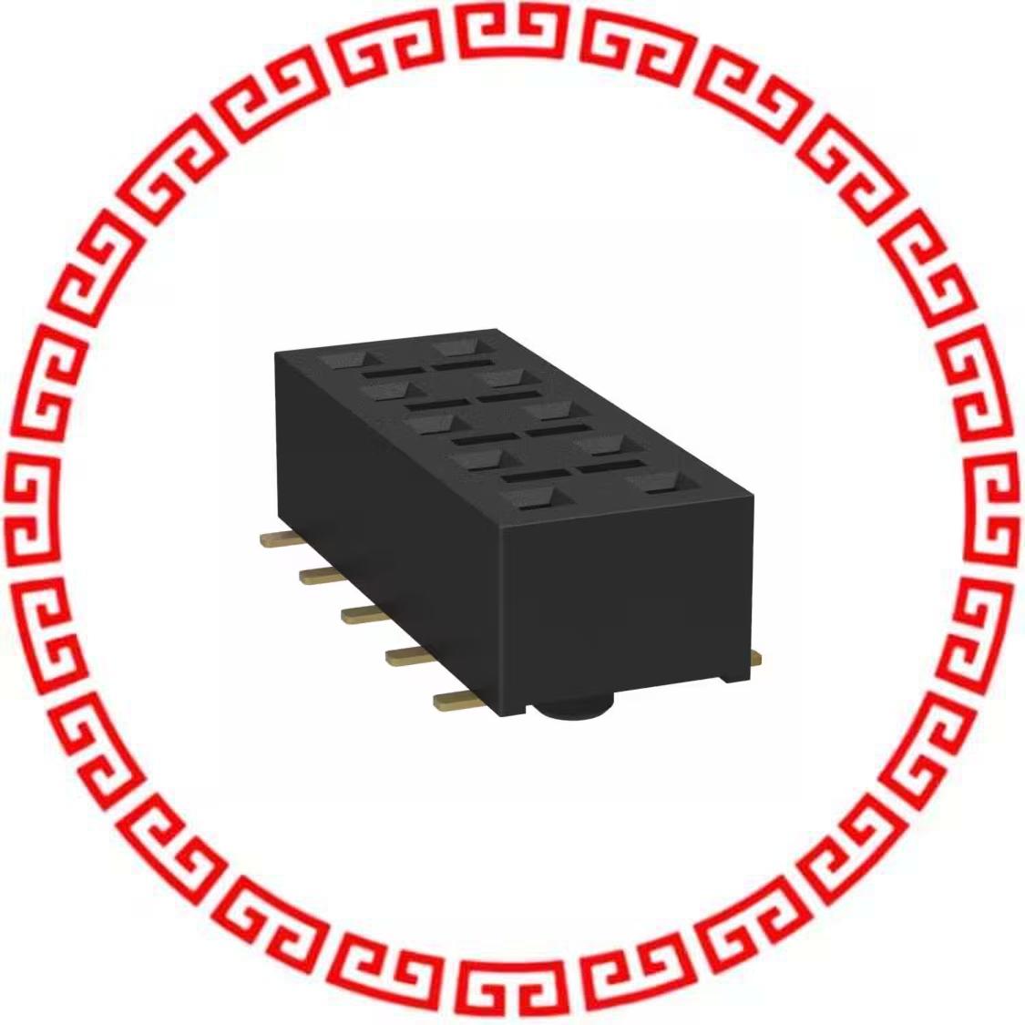 HLE-105-02-G-DV-BE-A CONN RCPT 10POS .100 SMD GL