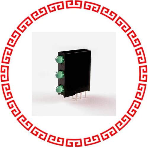 WP934SA/3GD LED IND 3MM TRI-LVL RA GRN DIFF
