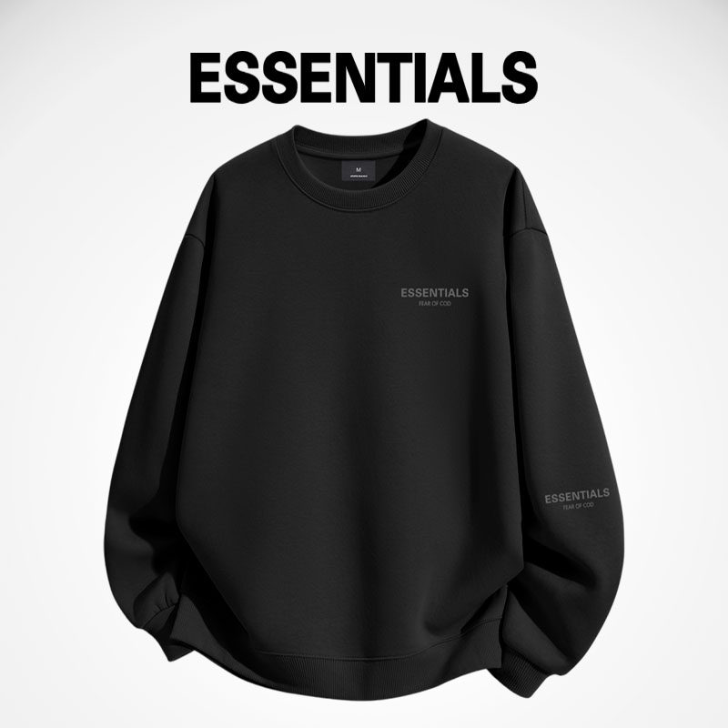 ESSENTIALS官方美式卫衣男女情侣秋冬季复线潮牌休闲圆领套头上衣