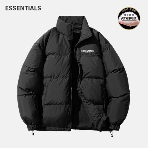 ESSENTIALS官方羽绒服男女白鸭绒