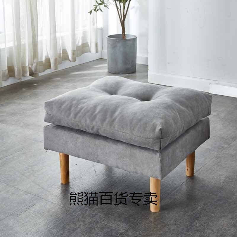 速发沙发脚凳单艺塌家用休闲换鞋凳布人方椅搁小凳子厂家实用