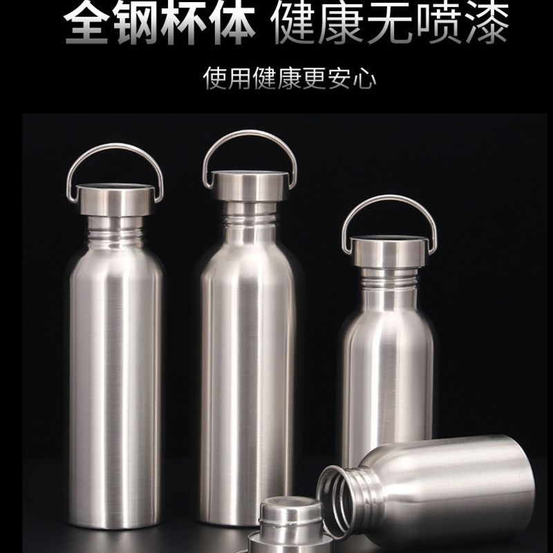 速发高0档4不锈钢酒壶随身空瓶斤酒瓶户外便携酒罐水壶1斤2白全钢