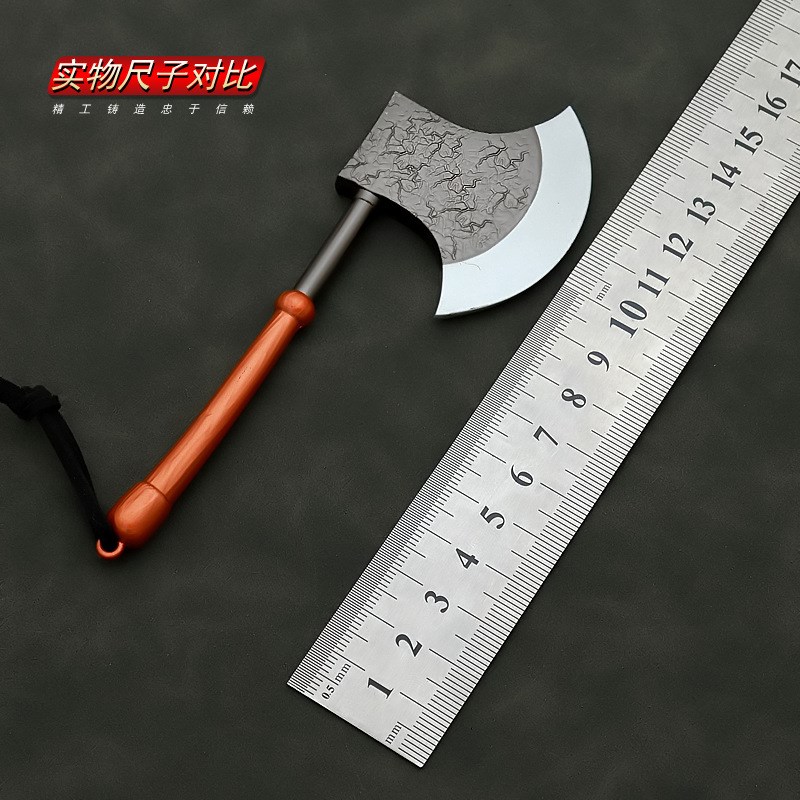 速发国漫C型刀马斧头14模M模型全金属工艺品摆件