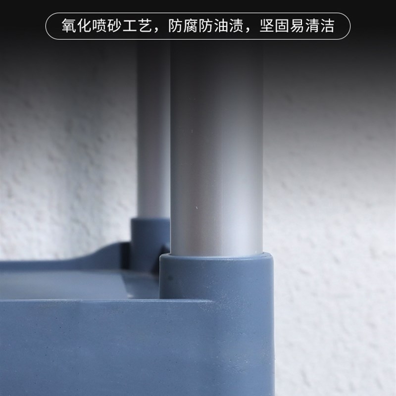 速发酒店餐厅三层收餐车工手收车推碗车送餐车饭店移动收集小具服