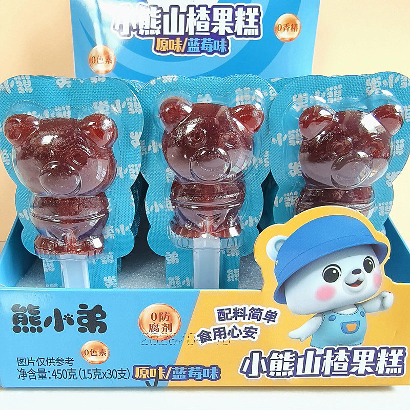 熊小弟小熊山楂糕乌龟形糖葫芦山楂条果糕山楂棒糖儿童休闲小吃