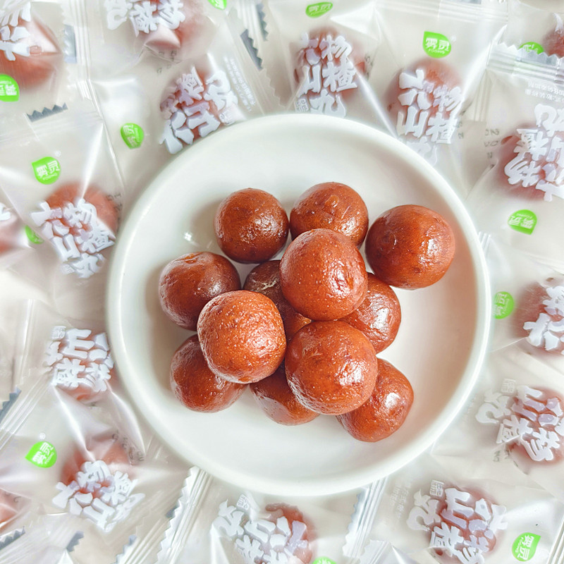 雾灵六物山楂丸球即食休闲零食