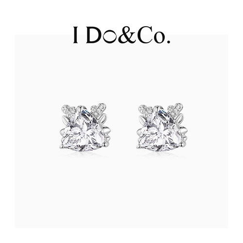 桃花龙耳钉IDo&Co.925银