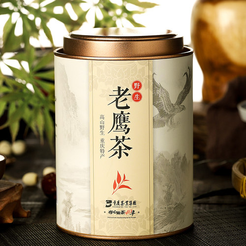 重庆茶业巴渝老鹰茶野生100g/罐