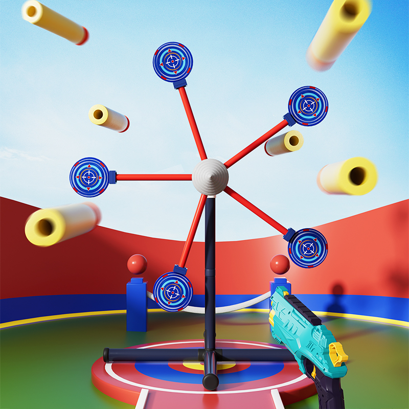 儿童玩具立式标靶盘射击射靶摆摊