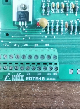 非标价HHI EDTB48工控IO板卡，全新原装，绿色PCB板，接议价
