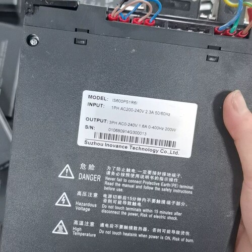非标价汇川伺服驱动器IS600PS1R6I，220V输入，3相输出议价
