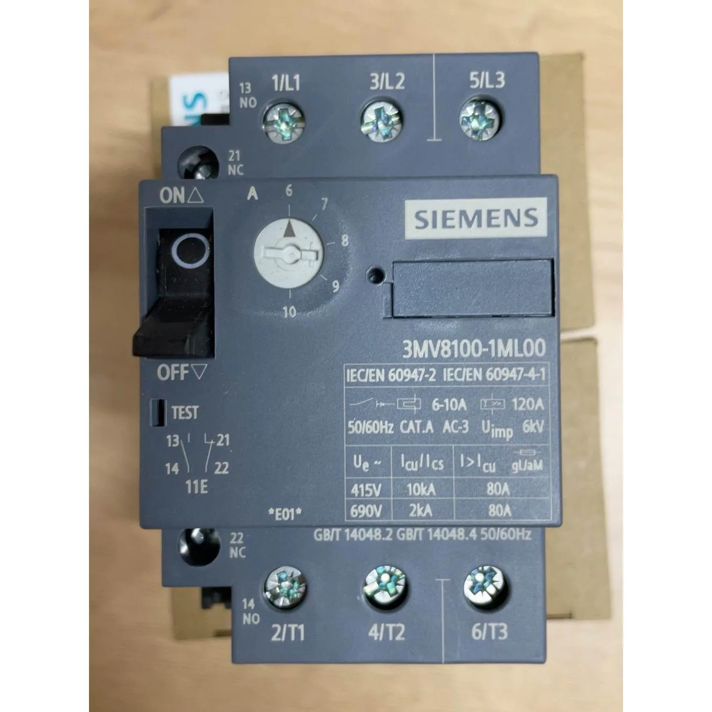 非标价西门子断路器 3MV8100-1ML00 全新正品议价