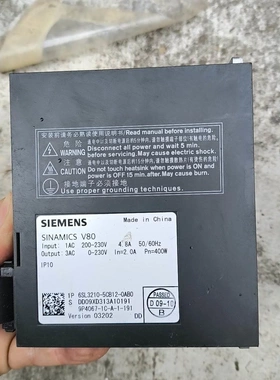 非标价6SL3210-5CB12-0AB0拆机西门子V80/400议价