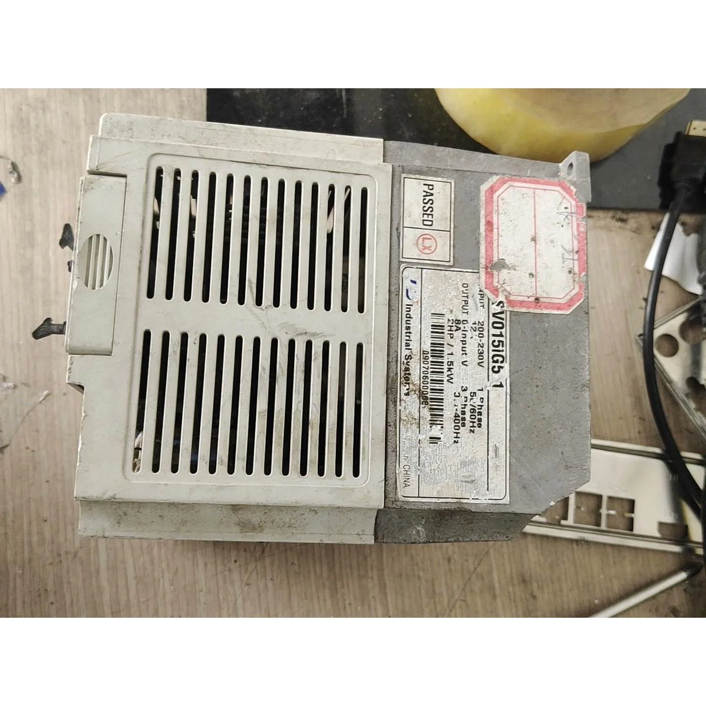 非标价LS单相1.5千瓦变频器SV015iG5-1 剪线拆机 包好议价