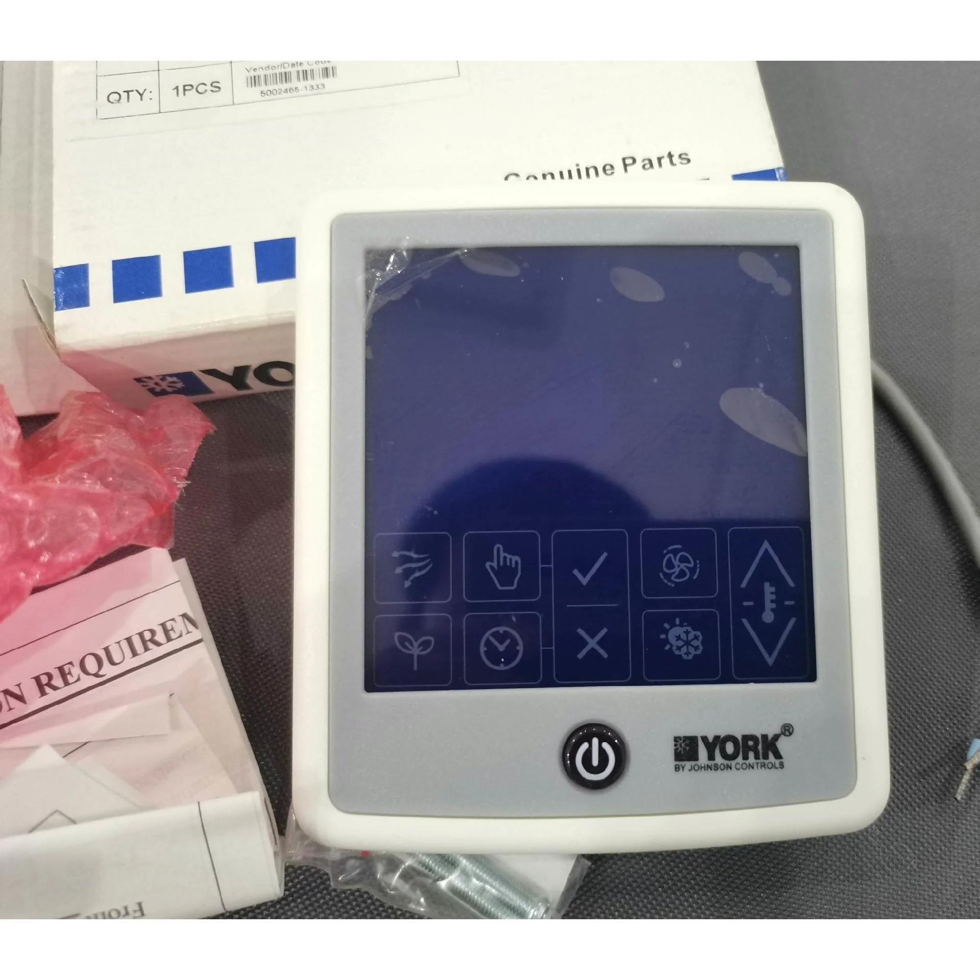 非标价全新原装 约克多联机/风管机触摸屏线控器WVH-02-GY议价