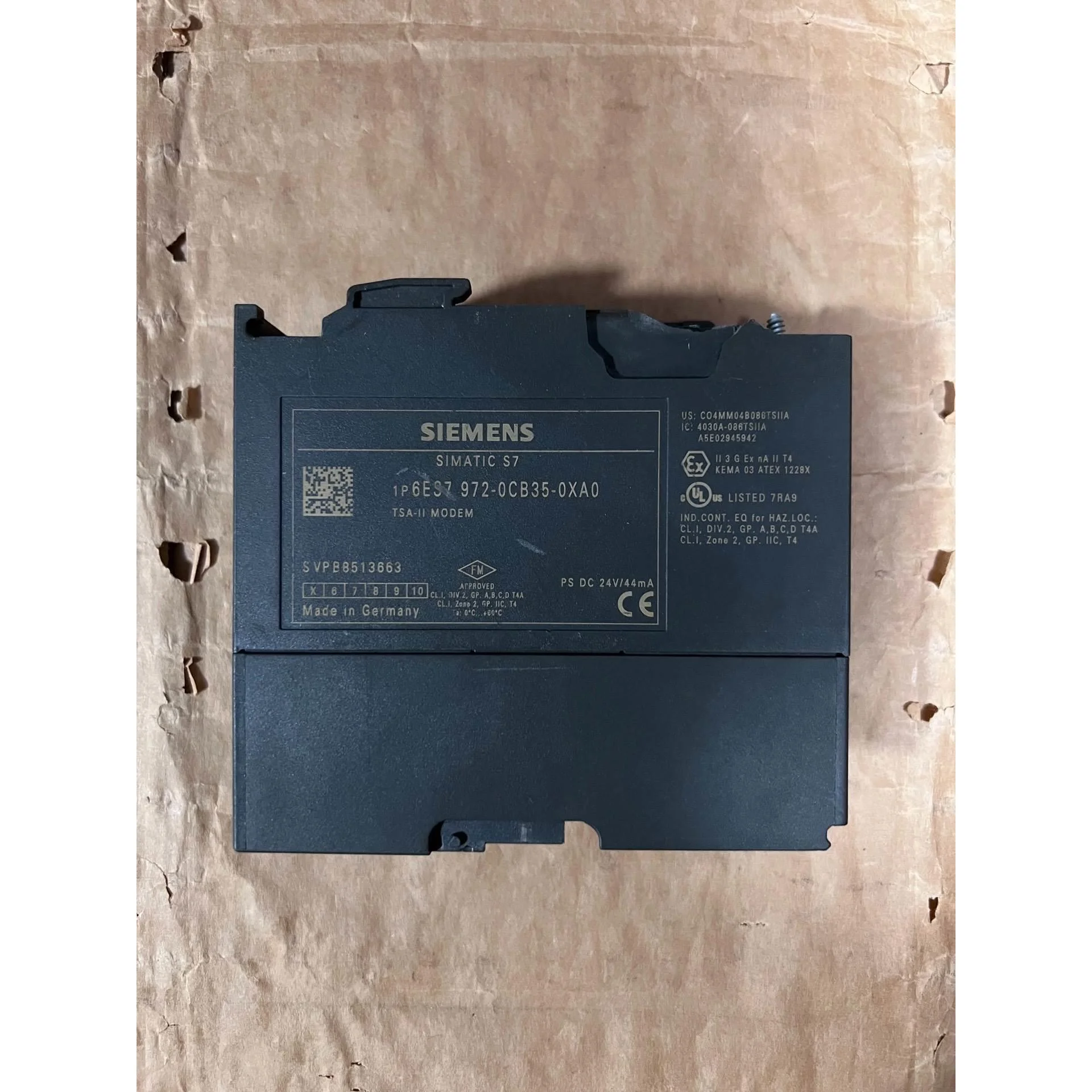 非标价6ES7 972-0CB35-0XA0 西门子模块，二手缺盖议价