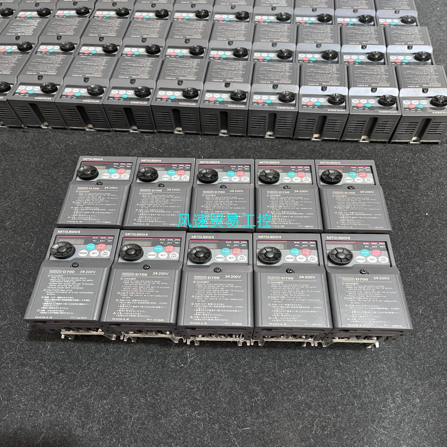 非标价三菱变频器FR-D720-04K三相220V 04KW全议价