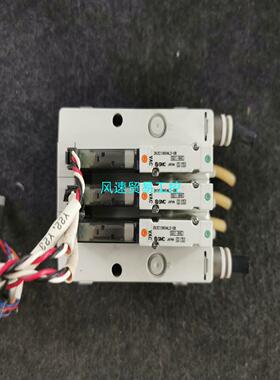 非标价拆机SMC真空电磁阀ZK2C10KNL2-063位带底座议价