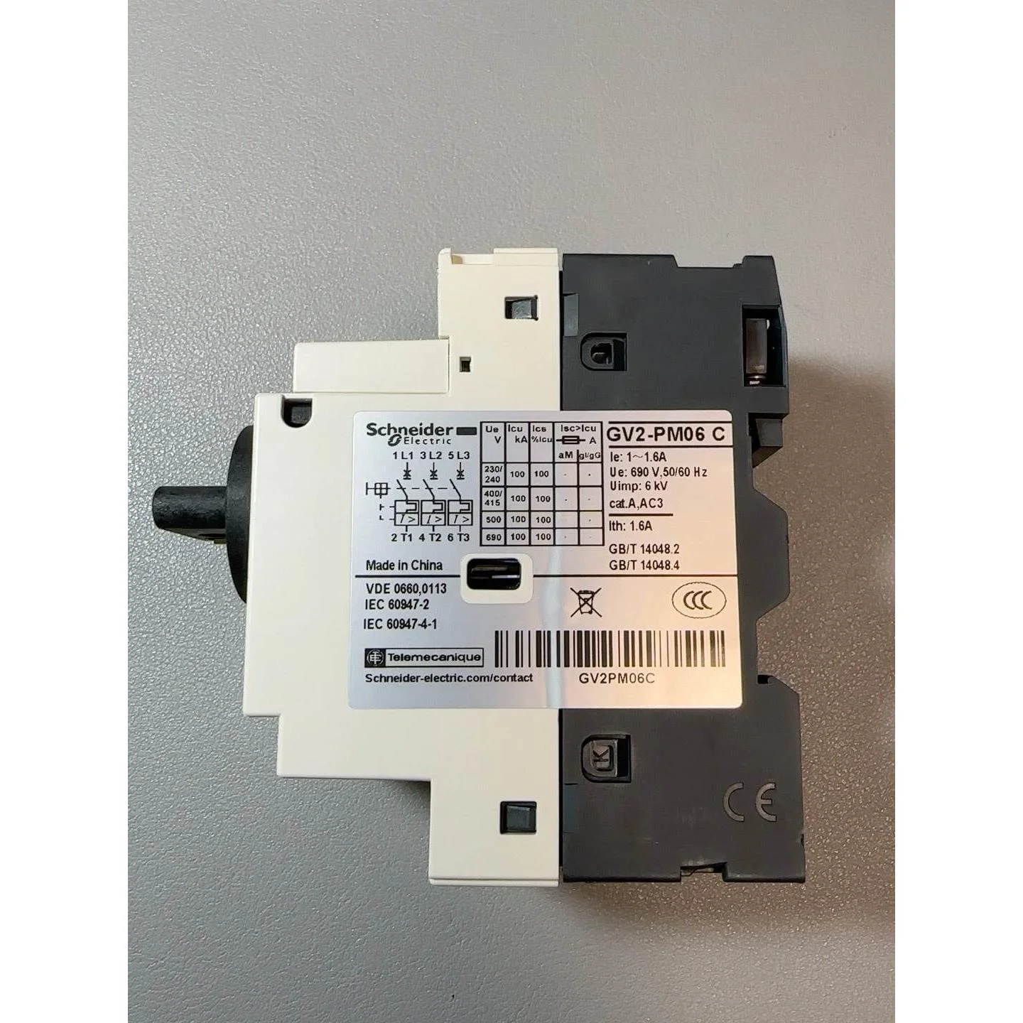 非标价施耐德全新原装GV2-PM06C，数量9个，单价82.74元议价