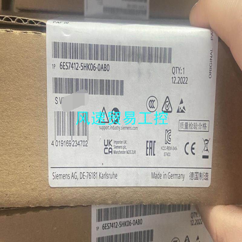 非标价全新原装正品6ES7412-5HK06-0AB0西门子正品现议价