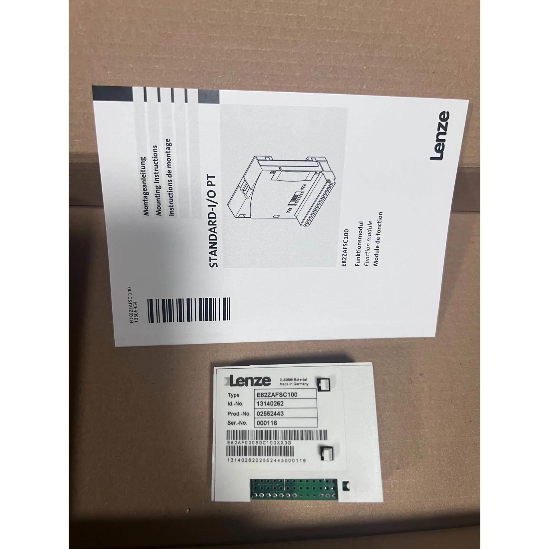 非标价E82ZAFSC100 伦茨变频器通讯接口模块，全新库存货带议价