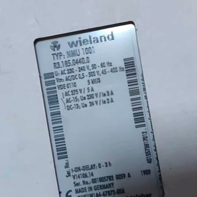 非标价德国wieland威琅安全继电器NMU1001 R3.185议价