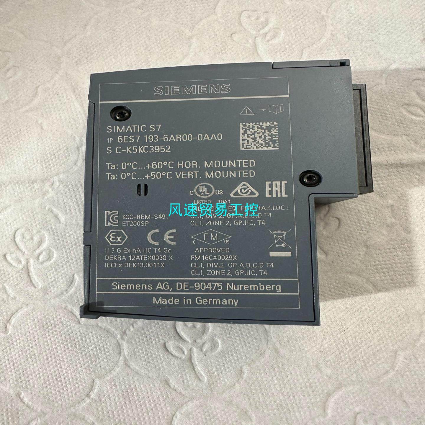 非标价西门子plc可编程控制器6es7193-6ar00-0aa0议价