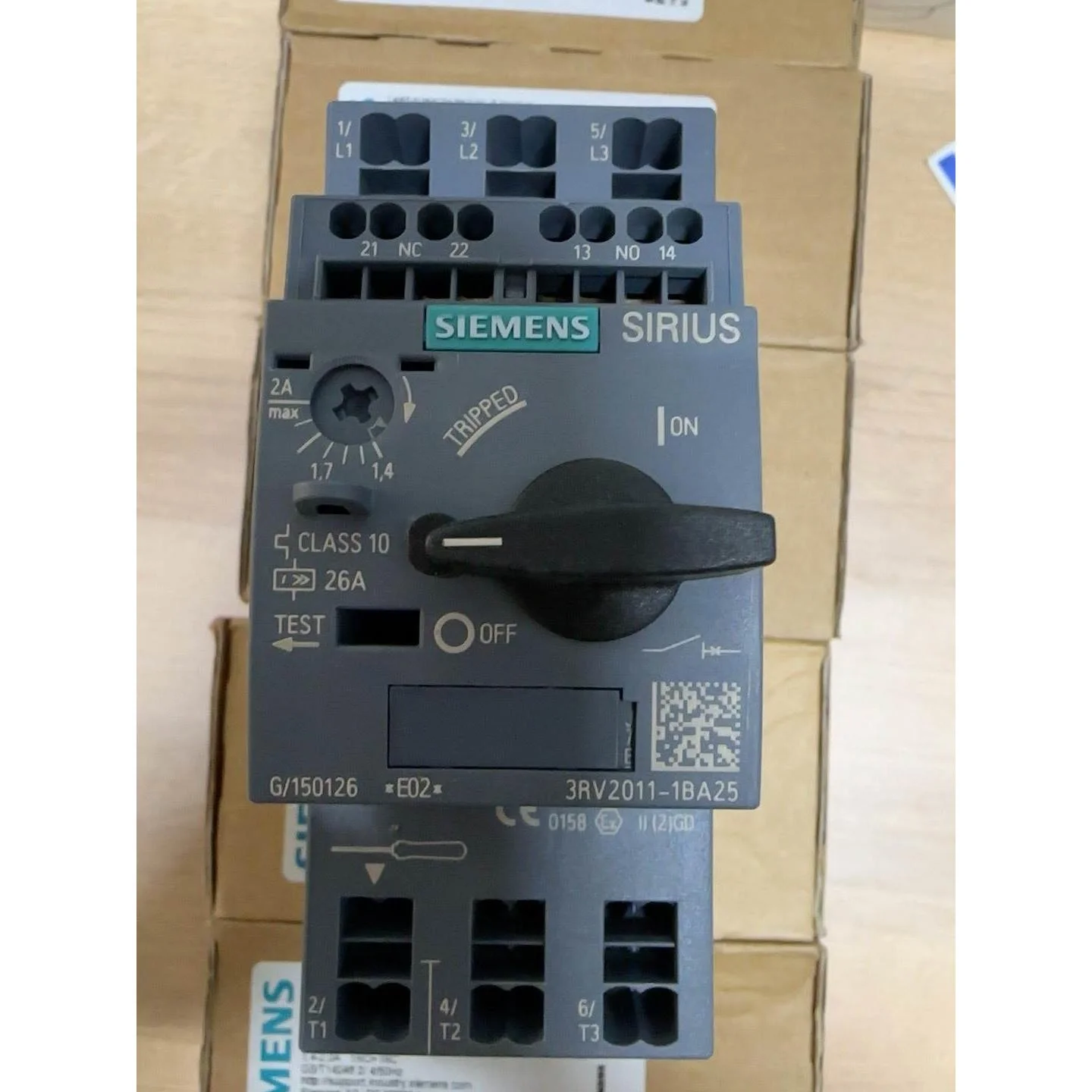 非标价西门子 断路器 3RV2011-1BA25 全新正品议价